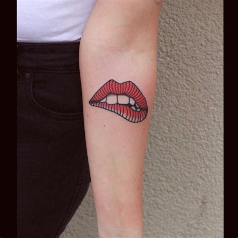 Tatuajes de Beso (Labios de Mujer)